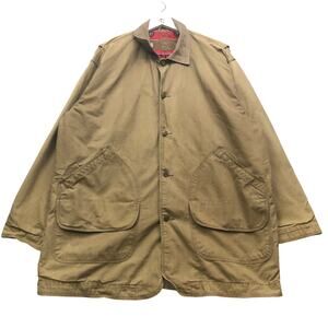 Vintage Woolrich Canvas Field Barn Coat Mens Large Southwestern Blanket Lined
